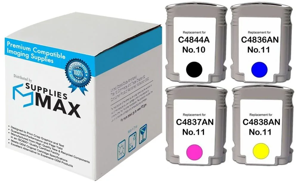 SuppliesMax SuppliesMax HP C483MP Inkjet Combo Pack (BK/C/M/Y) 1750 pages — product photo