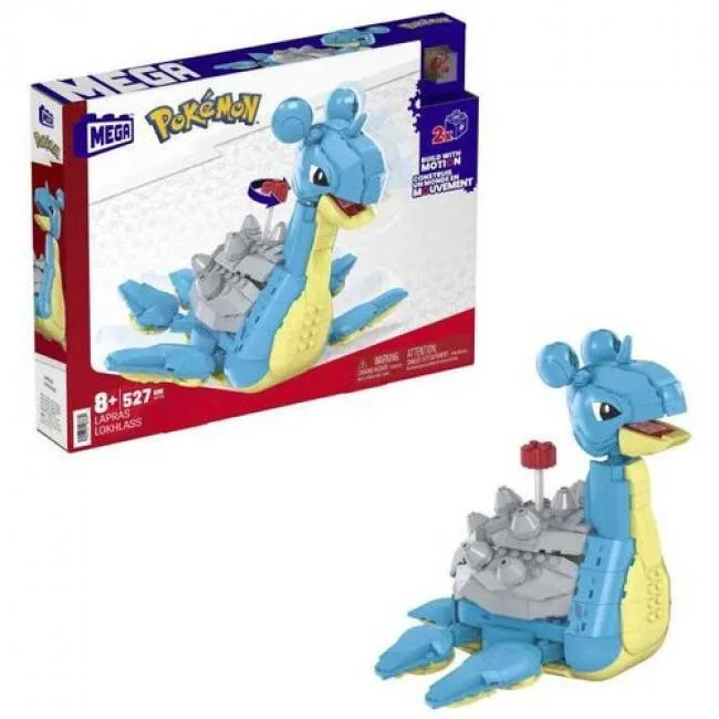 Mega Bloks Mega Bloks HKT26 Lapras Action Figure 527-Piece Build with Motion Set — product photo