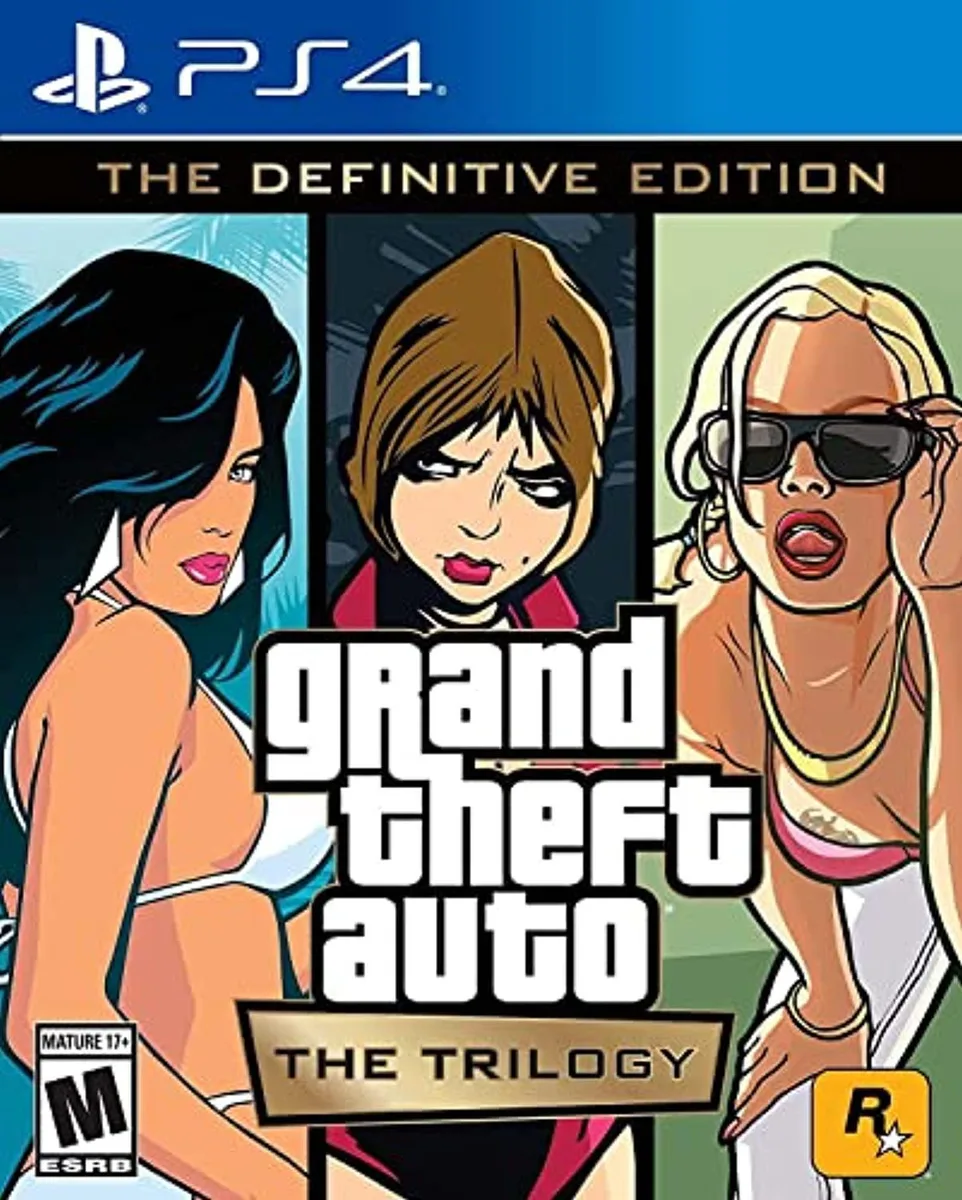 Rockstar Games Rockstar Games Grand Theft Auto The Trilogy Definitive Edition RNAB09K4W8YQQ PS4 video game — product photo