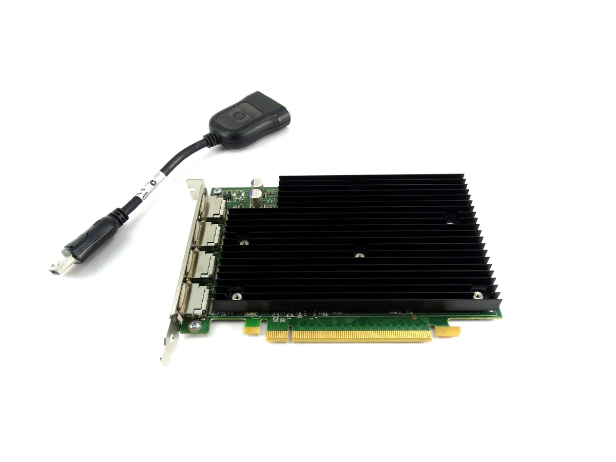 NVIDIA NVIDIA Quadro NVS 450 512MB GDDR3 workstation graphics card — product photo