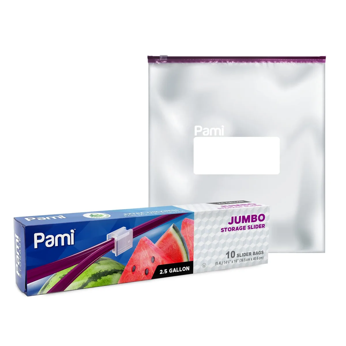 No Sew No Sew Jumbo 2.5 Gallon Slider Storage Bags 10-Pack — product photo