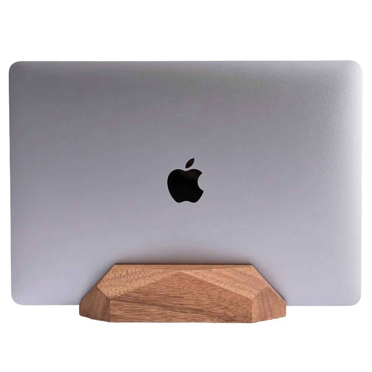 No Sew No Sew Black Walnut Adjustable Vertical Laptop Stand 1 Slot Walnut — product photo
