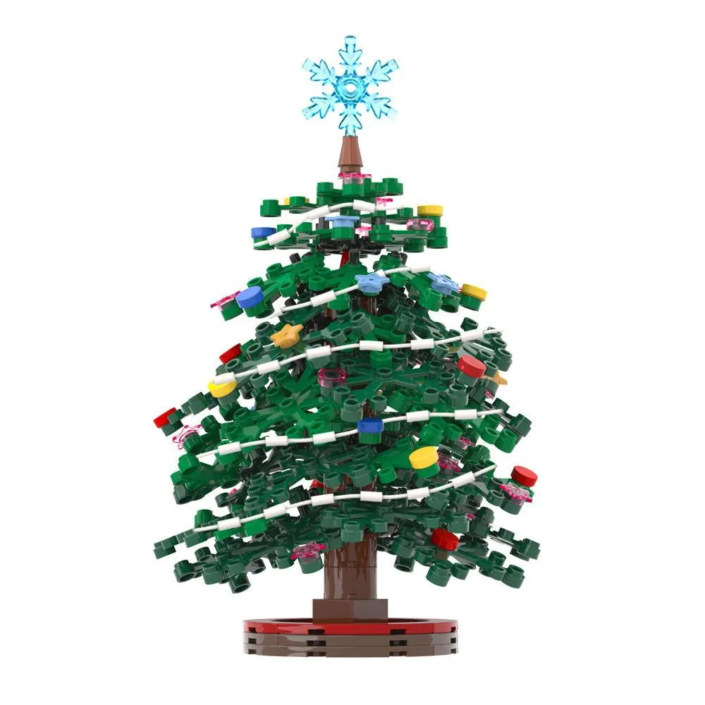 ZITIANYOUBUILD ZITIANYOUBUILD Mini Christmas Tree Building Set 182 Pieces — product photo