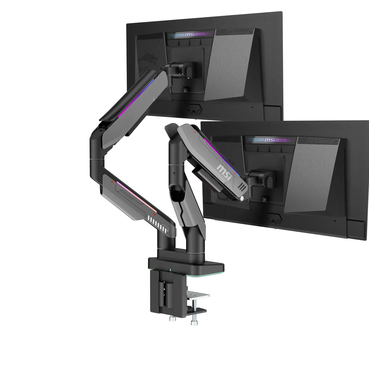 MSI MSI MPG MT201DR V2 dual monitor arm 17-35" 44 lbs — product photo