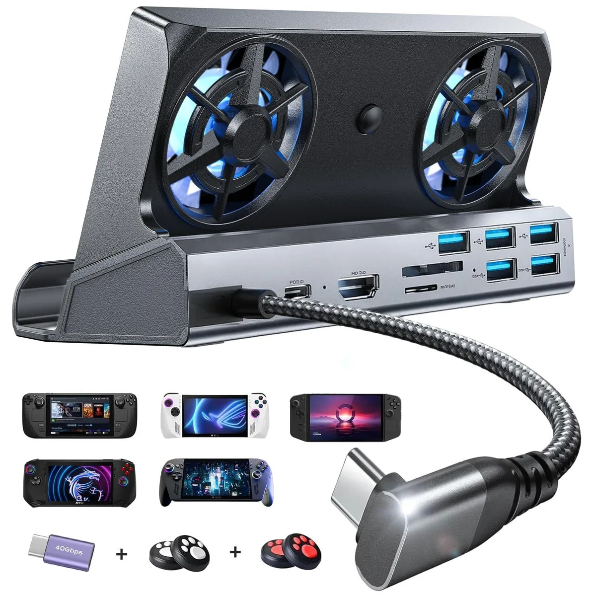 KEHIPI KEHIPI V262A 13-in-1 Docking Station Grey — product photo