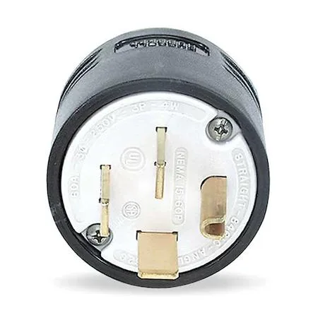 Hubbell Incorporated Hubbell HBL8461C 4-Wire 60 A 250 V Straight Blade Plug — product photo
