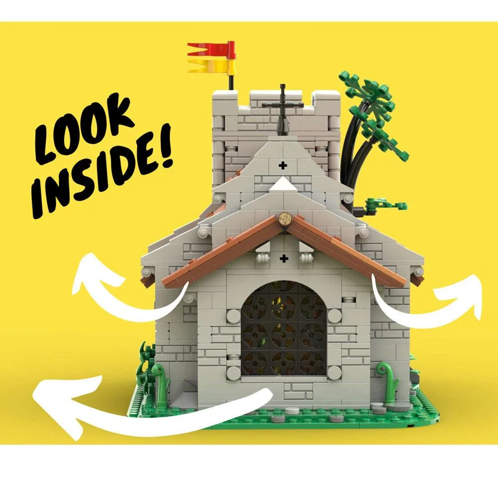 ZITIANYOUBUILD ZITIANYOUBUILD MOC-153931 Church Extension for Lion Castle 10305 1449 Parts — product photo