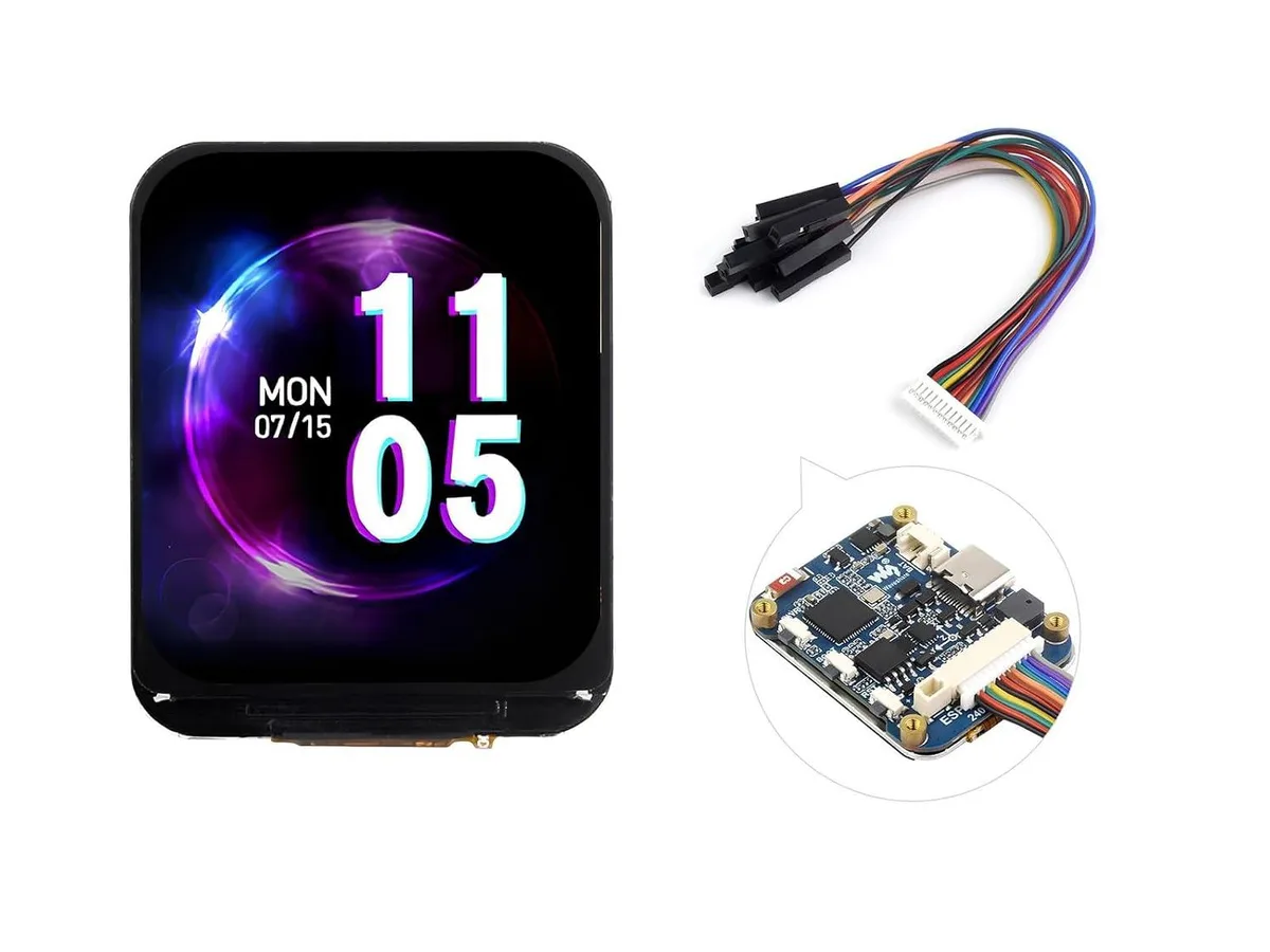 LORDWORLD LORDWORLD ESP32-S3 1.69inch LCD Development Board 240×280 65K Color Accelerometer Gyroscope — product photo