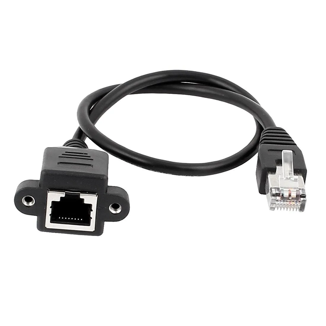 Unique-Bargains Unique-Bargains CAT5E RJ45 Male-Female 30cm Network Ethernet Cable — product photo