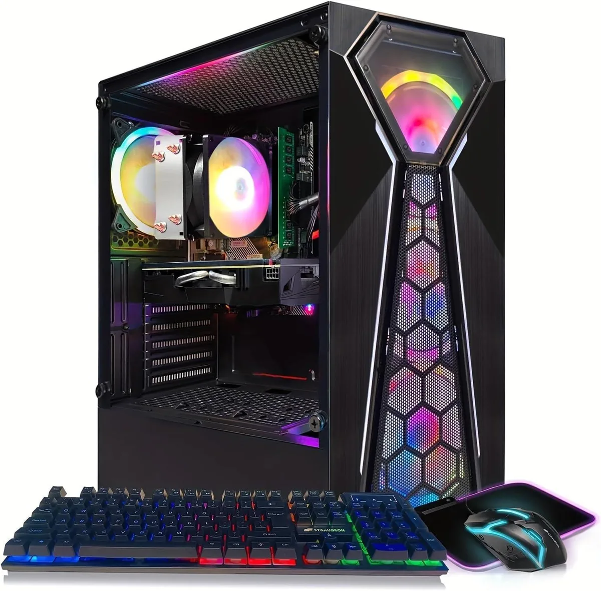 STGAubron STGAubron Gaming PC Ryzen 3 3200G RX 580 8G 16GB 512GB — product photo