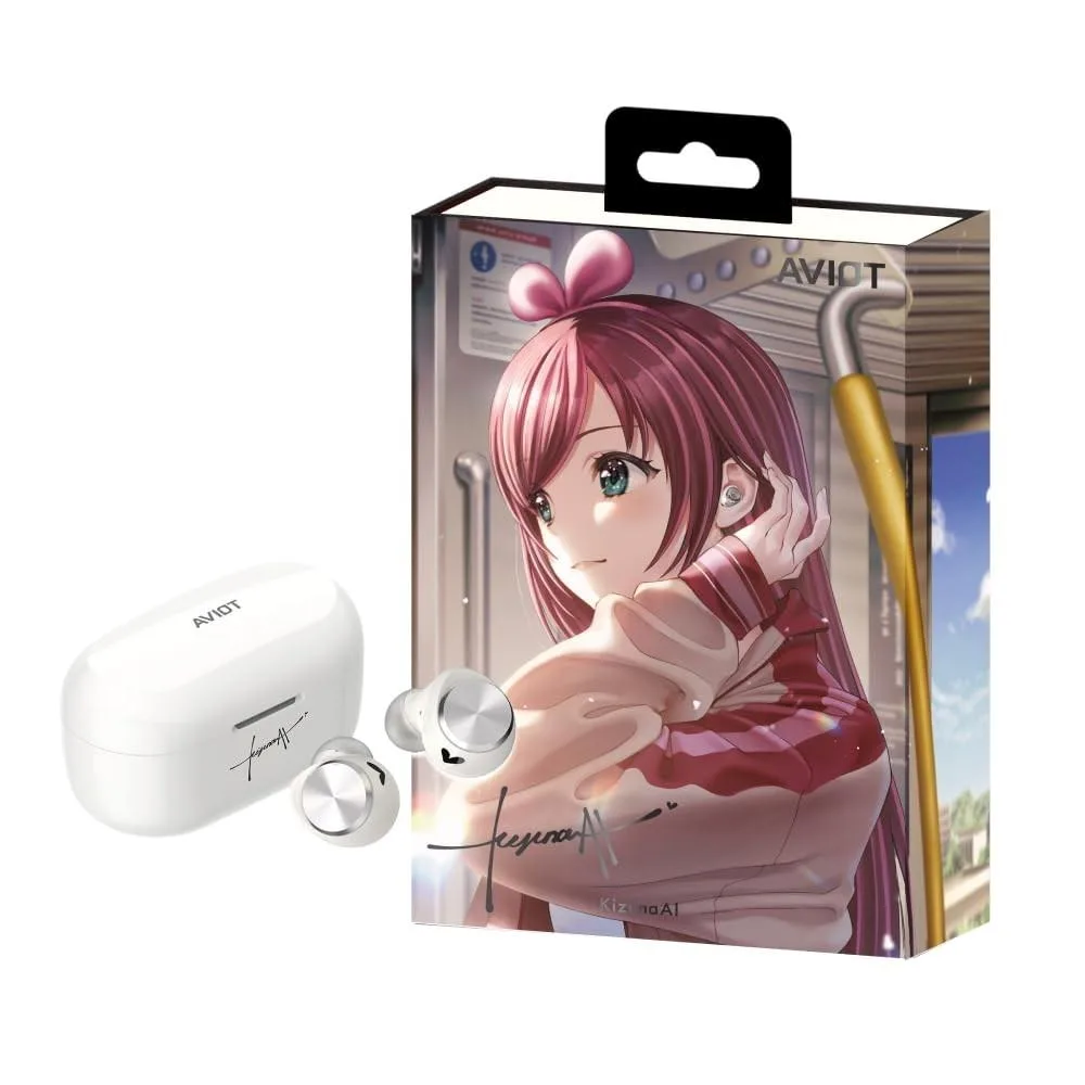 GSM Outdoors GSM Outdoors Wireless Earbuds KizunaAI Collaboration TE-V1R-KZN Bluetooth 5.3 — product photo