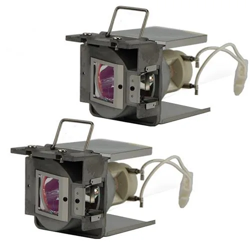 Two new DLP replacement lamps in white housing