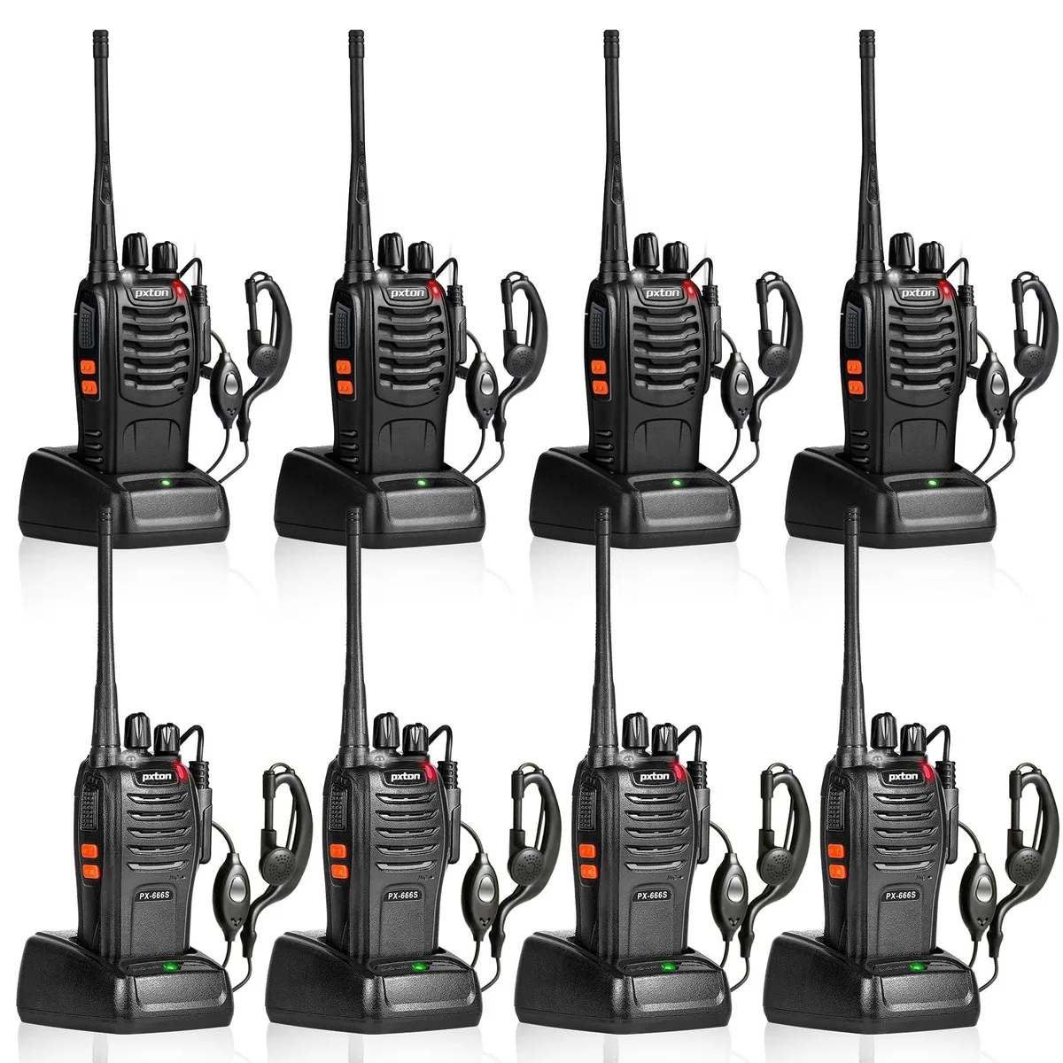 KEHIPI KEHIPI 888S and 666S two-way radio 8 pack — product photo