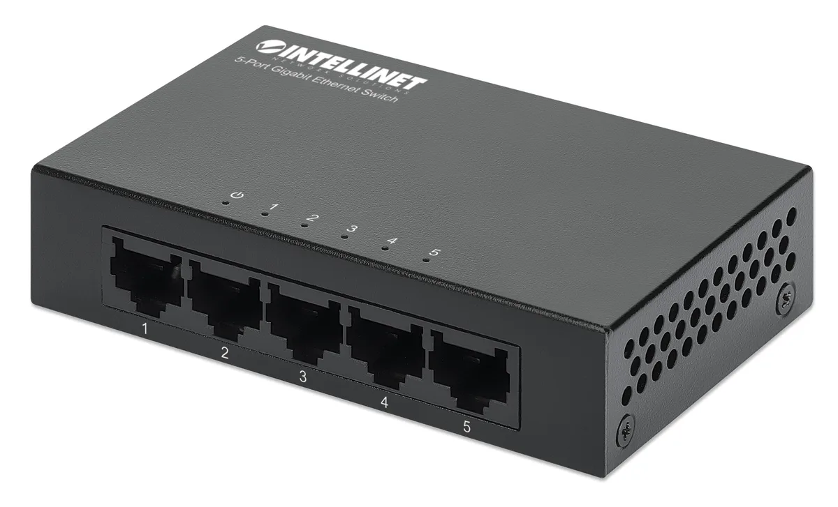 Intellinet Network Solutions Intellinet Network Solutions 530378 5-Port Gigabit network switch — product photo