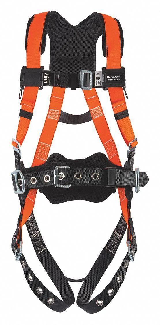 Honeywell Honeywell Miller T4577/S/MAK Titan II Full Body Harness S/M 400 lb Mating Chest — product photo