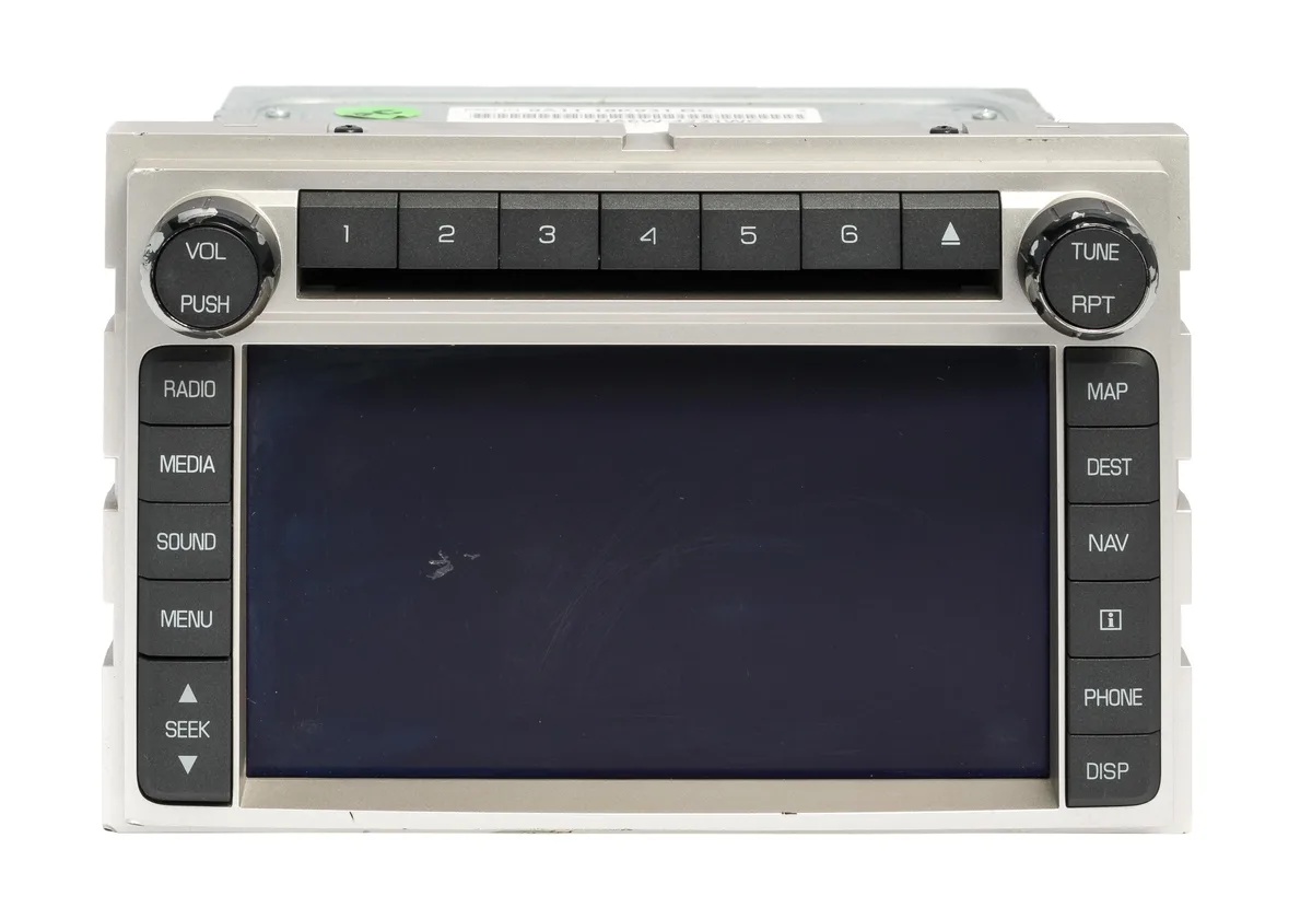 1 Factory Radio 1 Factory Radio 9A1T-18K931-BC AM FM Receiver Single-Disc CD Player Navigation 2009 Lincoln MKX — product photo