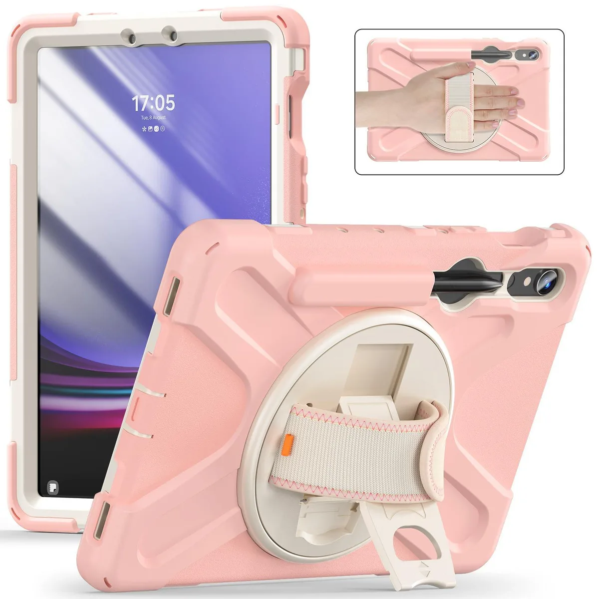 Timoom Timoom Shockproof Kids Case Pink for Samsung Galaxy Tab S10 Lite FE S9 FE S9 10.9 11 inch — product photo