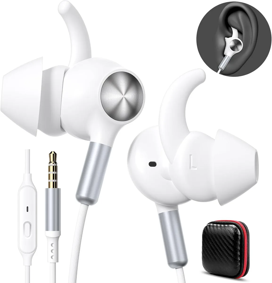 MAONO MAONO 3.5mm Wired Earbuds Sport In-Ear Headset — product photo