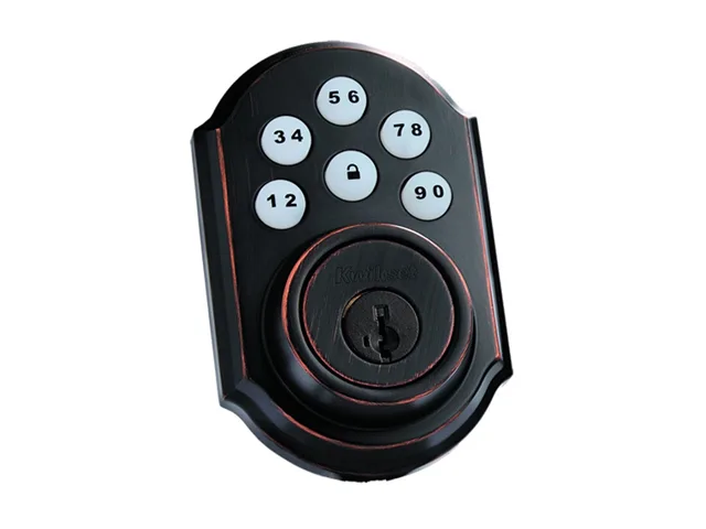 KWIKSET CORPORATION KWIKSET CORPORATION 99100-006 SmartCode 910 Z-Wave Smart Door Lock Venetian Bronze — product photo