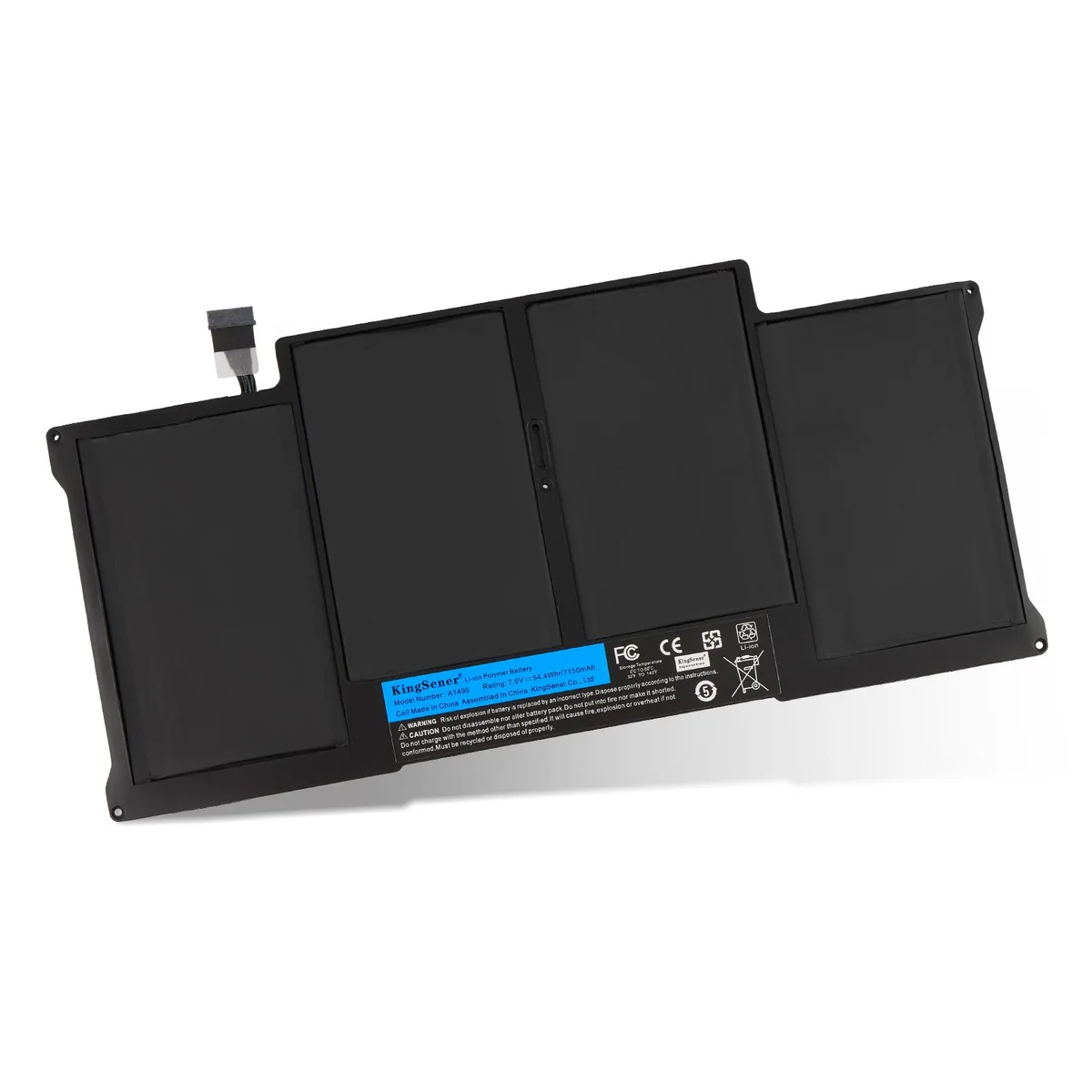 KingSener KingSener A1496 laptop battery 7.6V 7150mAh for MacBook Air 13 A1466 2013 2014 2015 — product photo