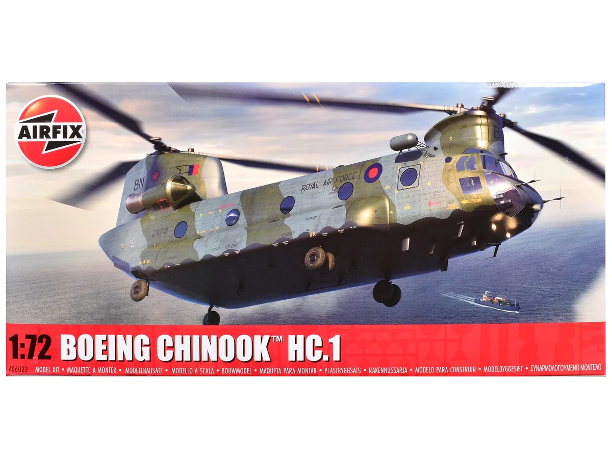 Airfix Airfix Boeing Chinook HC.1 1/72 Scale Model Kit 171 Parts — product photo