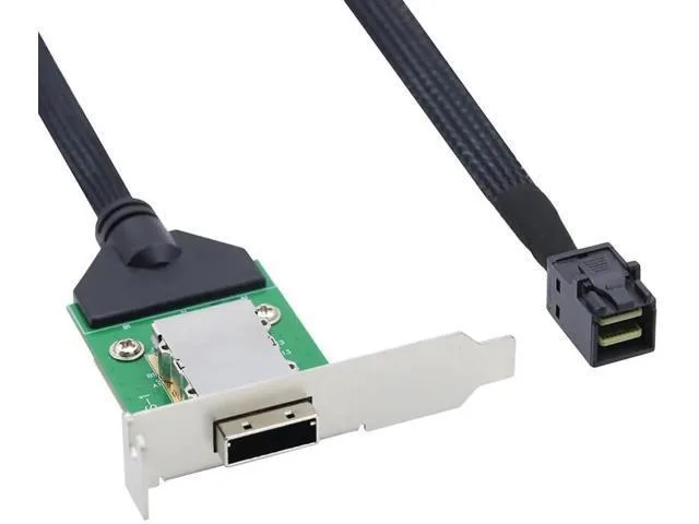 Fervit Fervit Mini SAS HD SFF-8643 to SFF-8088 PCBA Female Conversion Cable 1m — product photo