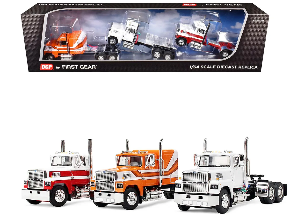 First Gear First Gear Ford LTL 9000 Trio Set 1/64 Die Cast Hobby Collectible — product photo