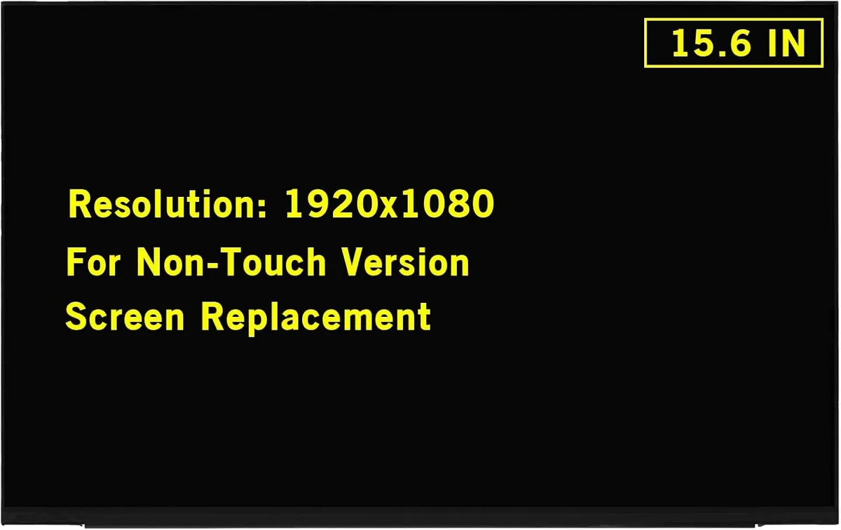 NUOLAISUN NUOLAISUN 15.6" Laptop Screen Replacement for Dell Latitude 15 3520 P108F Non-Touch FullHD 1920x1080 IPS 30Pin — product photo