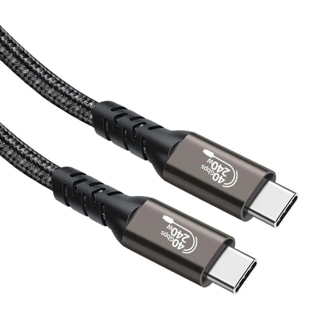 Jansicotek Jansicotek PQ001 USB4 240W 8K 60Hz cable 3.3ft almond — product photo
