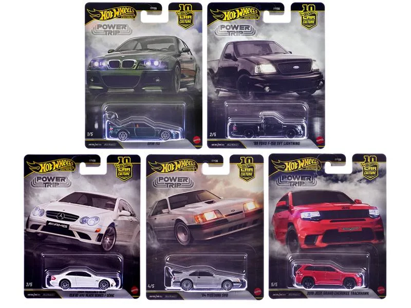 Hot Wheels Hot Wheels "Power Trip" Car Culture 2026 Series R 5-Piece Diecast Set — product photo