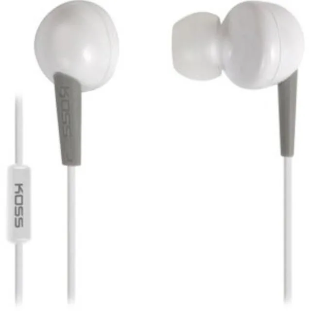 Koss Koss KEB6iProduct earset accessory white wired 32 Ohm 60 Hz 20 kHz 3.94 ft cable — product photo