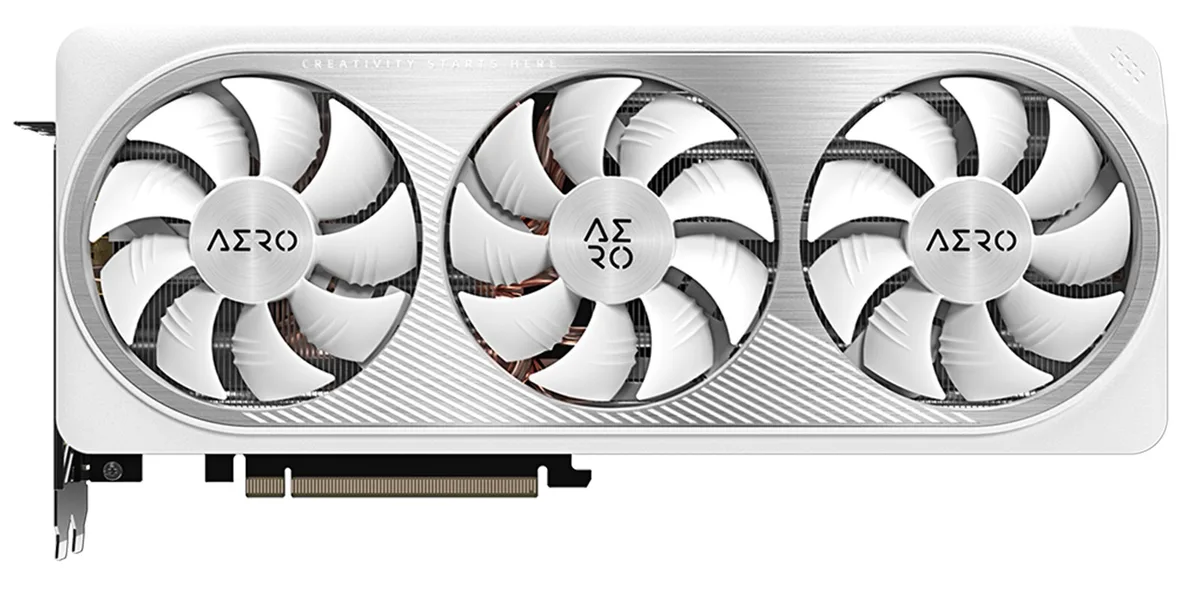 GIGABYTE GIGABYTE GV-N4070AERO OC-12GD GeForce RTX 4070 graphics card — product photo