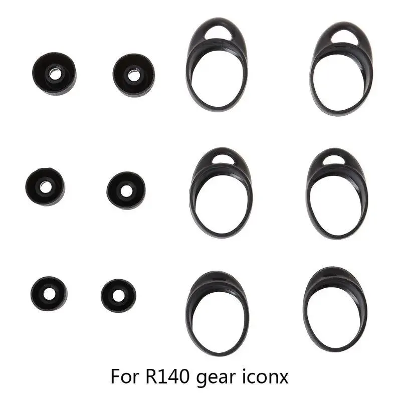 WMtec WMtec Silicone Earbud Tips for Gear SM-R140 3 Pair Black — product photo
