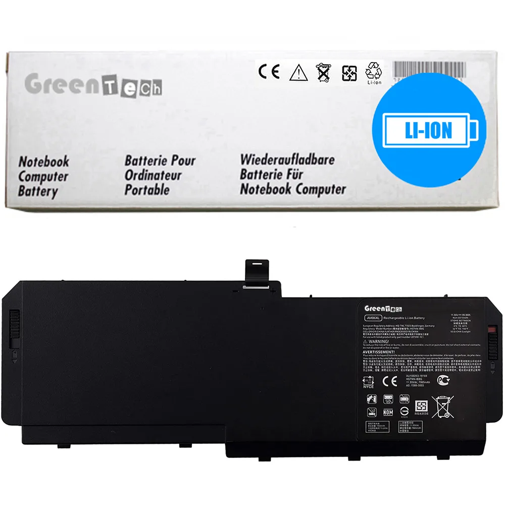 NShi NShi AM06XL laptop battery for HP ZBook 17 G5 95.9WHR 8303mAh 6 cell 11.55V — product photo