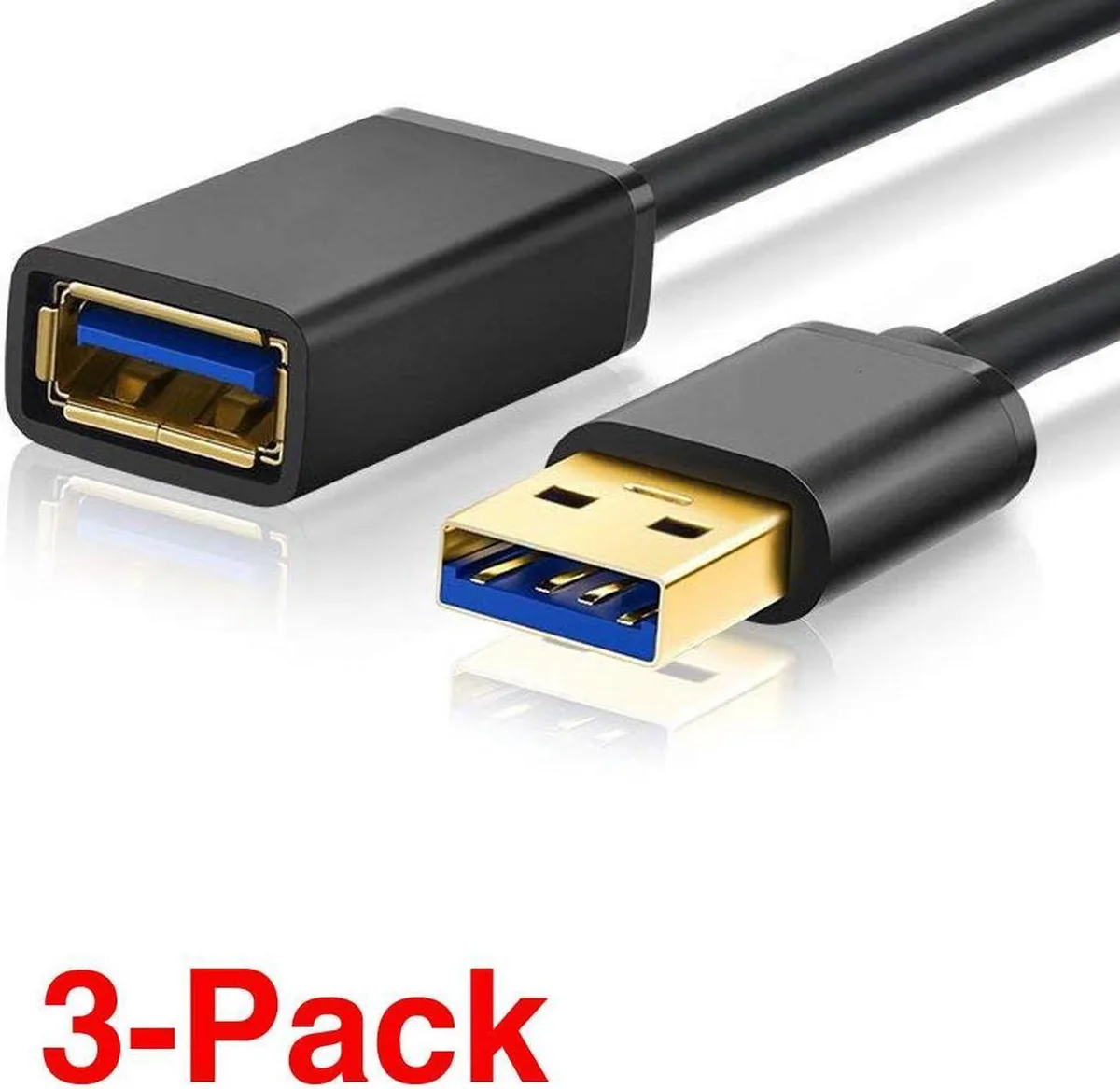 SMUGDESK SMUGDESK USB 3.0 Extension Cable 3-Pack 6.6ft — product photo