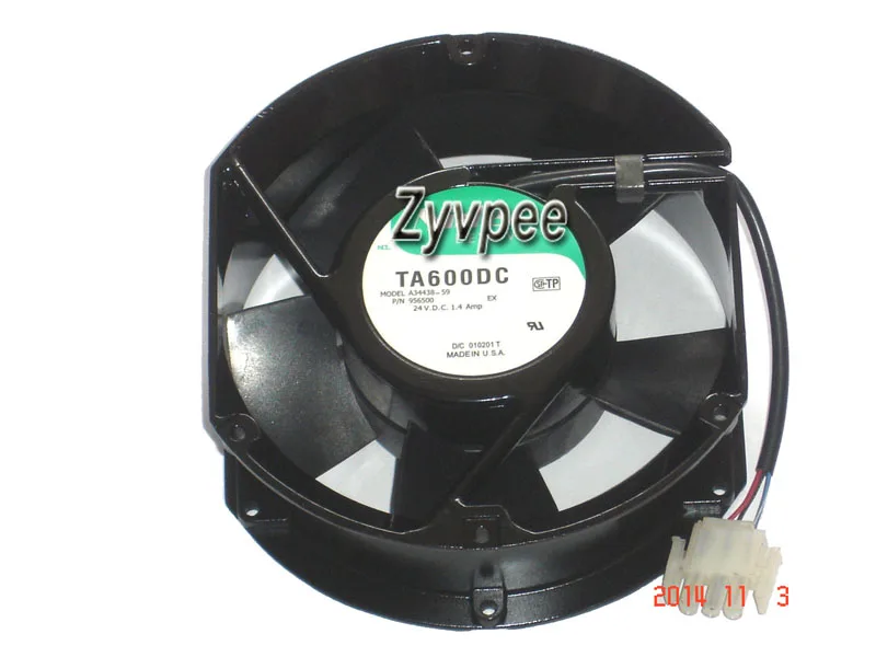Zyvpee Zyvpee NIDEC TA600DC 17CM A34438-59 EX P/N 956500 24V 1.4A 3 Pin Case Fan — product photo