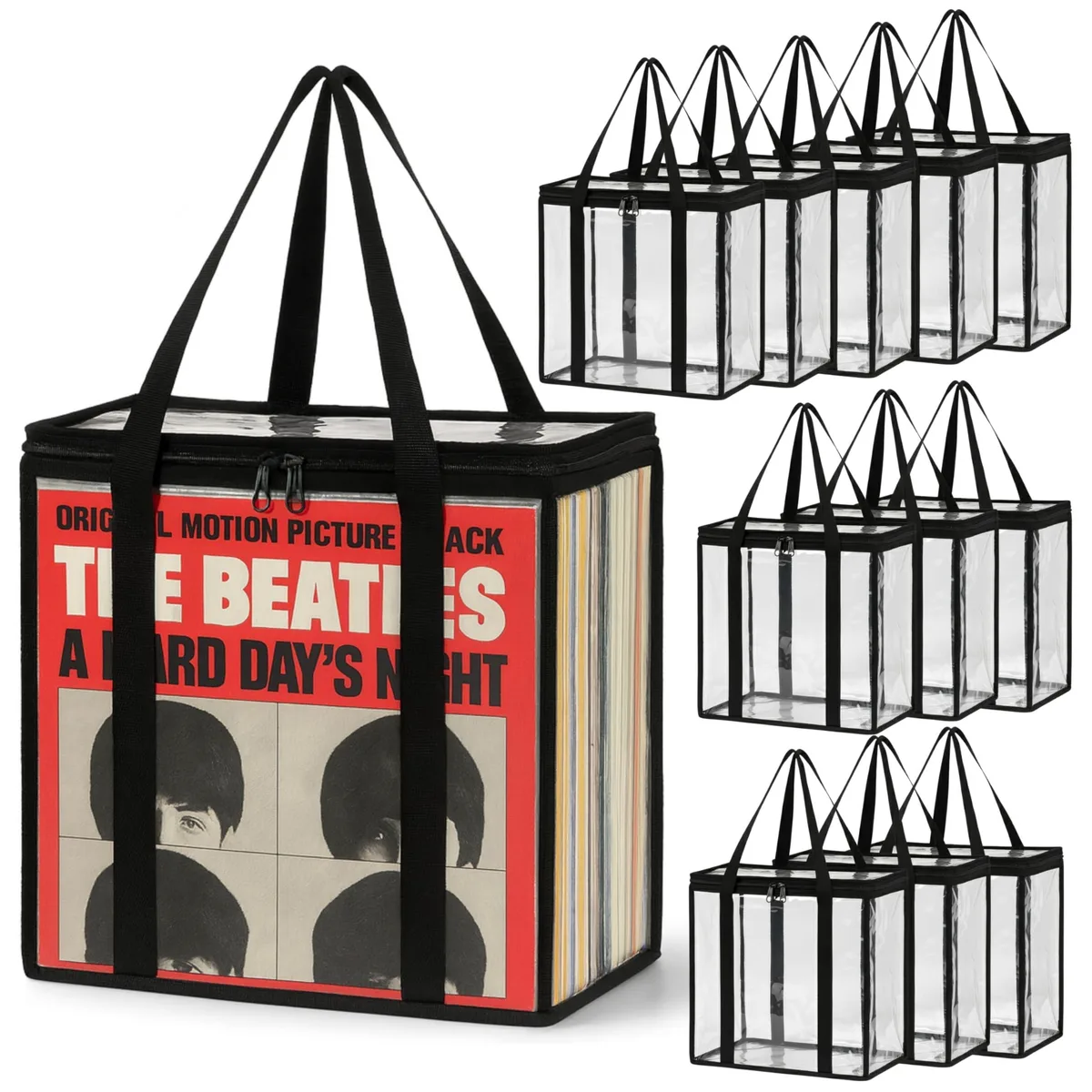 ARCTIC ARCTIC Vinyl Storage Bags 12-Pack 432 Records Clear PVC 2 in 1 accessory — product photo