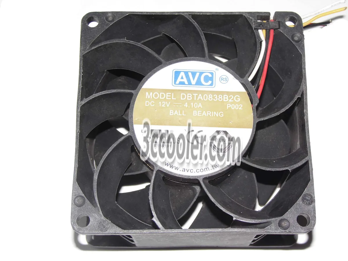 OEM Industries OEM Industries DBTA0838B2G 80x38mm 12V 4.1A 4-wire CPU cooler — product photo