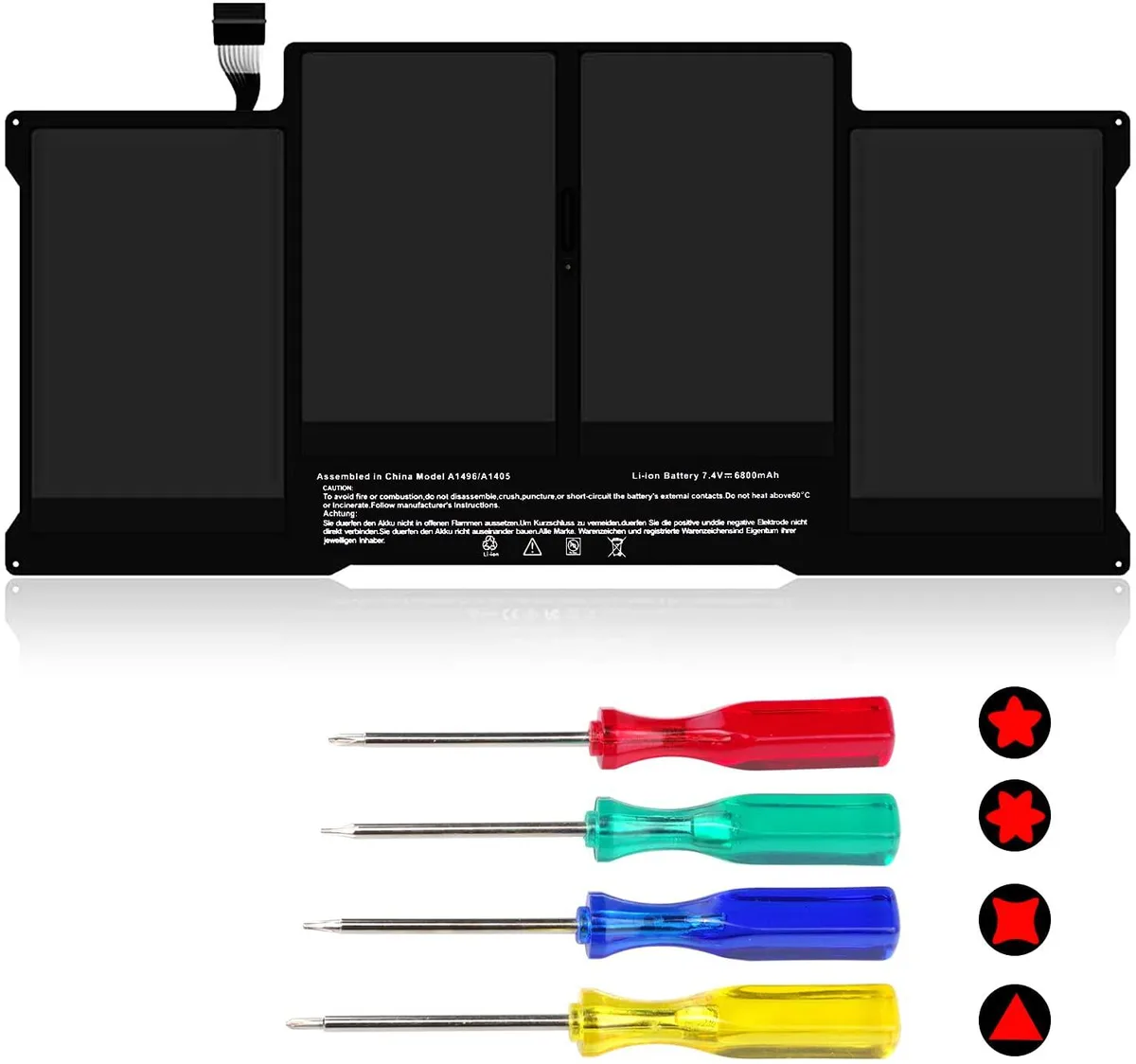 myVolts myVolts A1405 laptop battery 7150mAh 7.6V 54.4Wh 4Cells — product photo