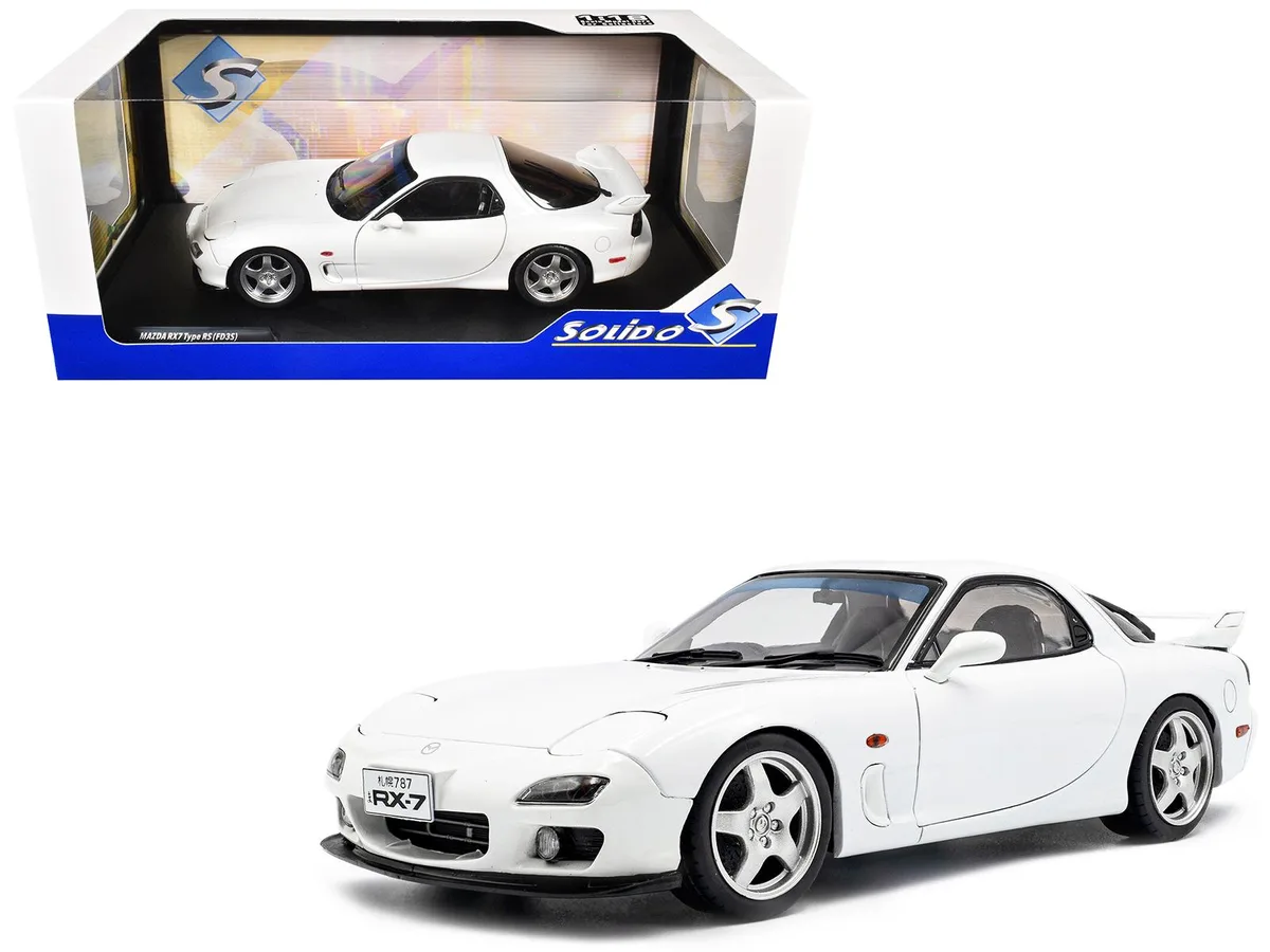Solido Solido 2001 Mazda RX7 Type RS FD3S RHD White 1/18 Diecast — product photo