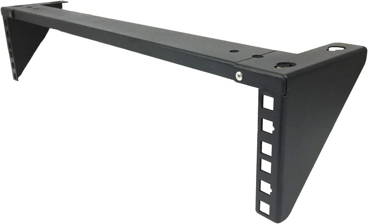 PISKEKAT PISKEKAT 2U 19" Folding Steel Wall Mount Rack 35 lb — product photo