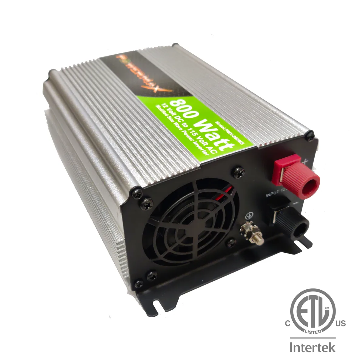 PowerMax PowerMax PMX-800MS 800W 12V to 110V Modified Sine Wave Power Inverter with 2.1A USB — product photo