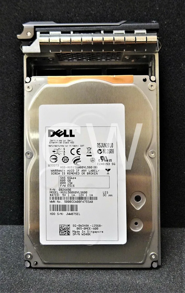 DELL DELL HUS156060VLS600 600GB 15000RPM 16MB 3.5" SAS internal hard drive — product photo