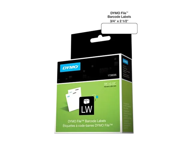 DYMO DYMO 1738595 Rhino Barcode Label .75" x 2.50" 450/Roll POS Accessory — product photo