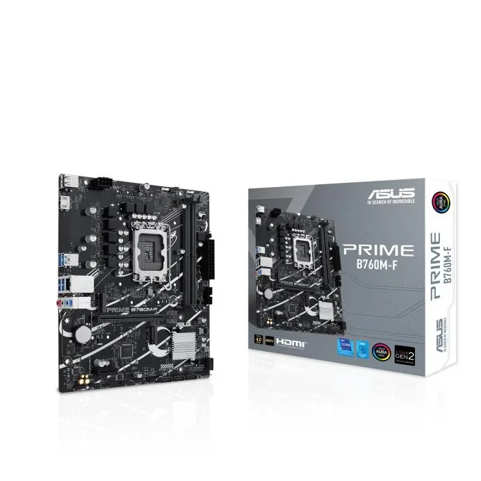 ASUS ASUS PRIME B760M-F Intel B760 LGA 1700 micro-ATX motherboard — product photo