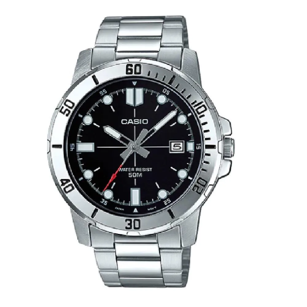 CASIO CASIO MTP-VD01D-1EVUDF Analog Watch 49×45×10.3mm 118g 50m Water Resistance — product photo