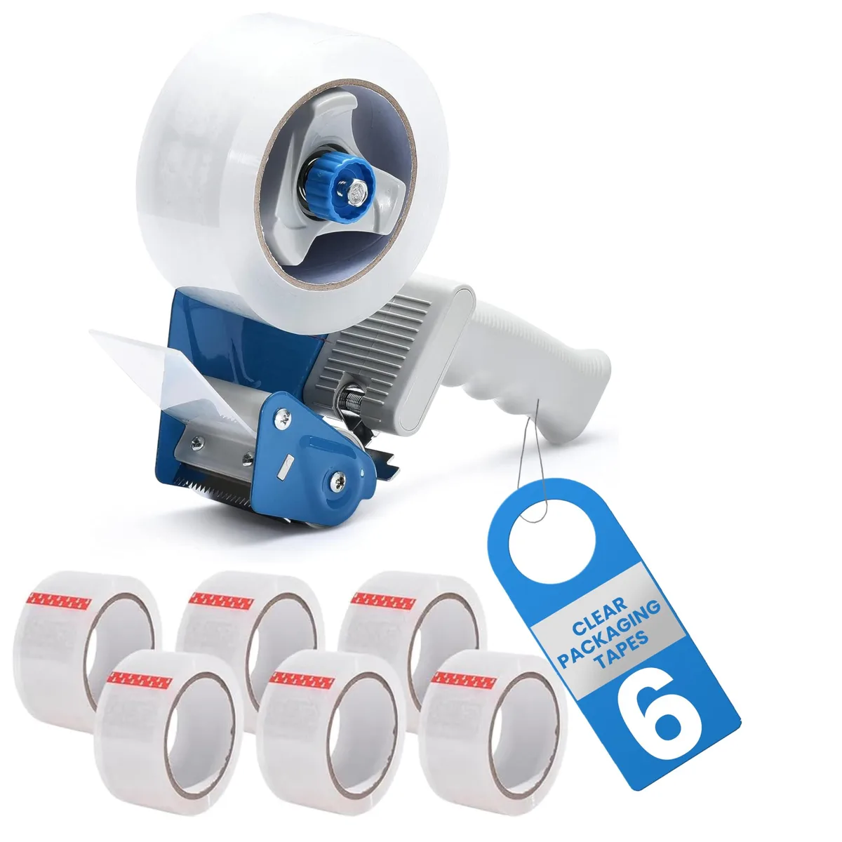 Royal 22-8 Packing Tape 1.88 Inch x 65 Yards 6-Pack with Dispenser — product photo