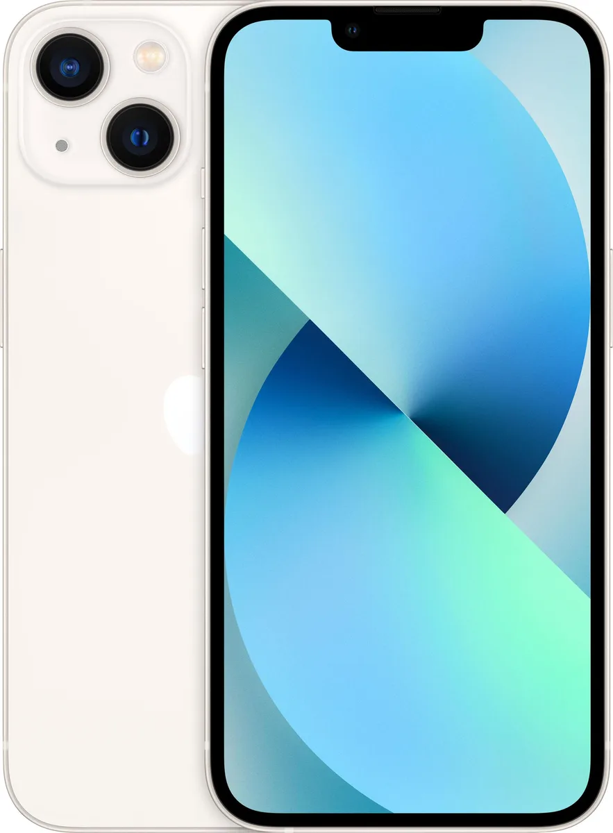 Apple Apple iPhone 13 Mini 5G 128GB GSM/CDMA Starlight Grade C cell phones - unlocked — product photo