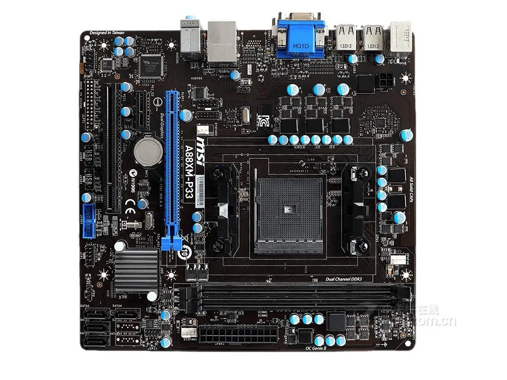MSI MSI A88XM-P33 AMD A88X motherboard Socket FM2/FM2+ DDR3 32GB Micro ATX — product photo