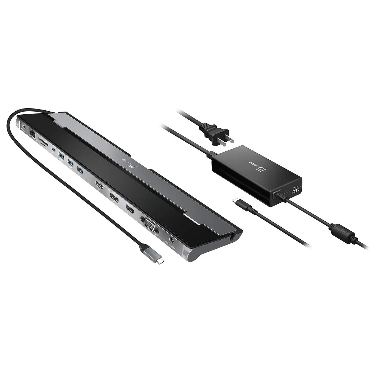 LORDWORLD LORDWORLD JCD543P 13-port USB-C docking station with 100W PD — product photo